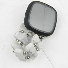 Load image into Gallery viewer, Matte White Howlite Band for Fitbit Versa Smartwatch - Versa 2, Versa 3 & Versa 4