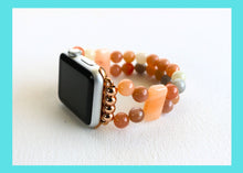 Load image into Gallery viewer, Moonstone and Aventurine Bracelet Watch Band for Apple Watch