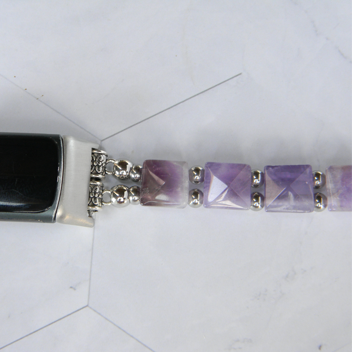 Amethyst Smartwatch Band for Fitbit Charge 5 Charge 6