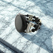 Load image into Gallery viewer, Black Onyx and Obsidian Watch band for Samsung Watch