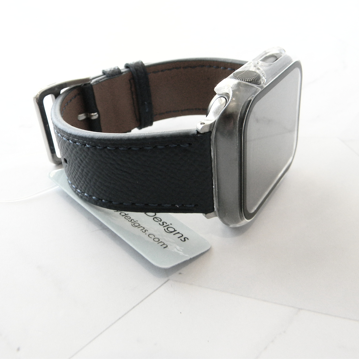 Leather Watch Bands Made for with Apple Watch - Solid Color Bands