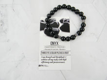 Load image into Gallery viewer, Black Onyx Stretch Bracelet