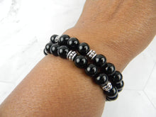 Load image into Gallery viewer, Black Onyx Stretch Bracelet