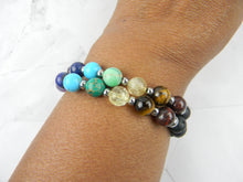Load image into Gallery viewer, Chakra Energy Bracelet - Yoga & Meditation Mala Stones