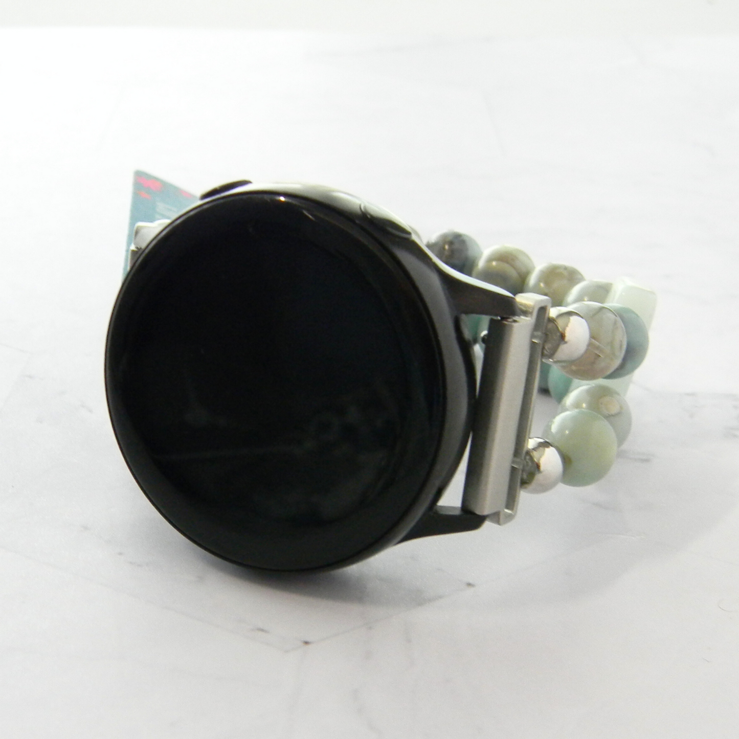 Enameled Agate & Amazonite Bracelet Watch Band for Samsung