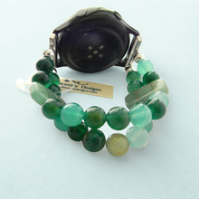 Load image into Gallery viewer, Green Onyx Watch Band for Samsung Watch
