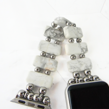 Load image into Gallery viewer, Matte Howlite Smartwatch Band for Apple