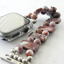 Load image into Gallery viewer, Red Lightning Agate Watch Band for Apple