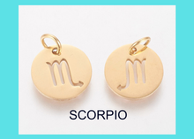 Load image into Gallery viewer, Charm - Zodiac - SCORPIO