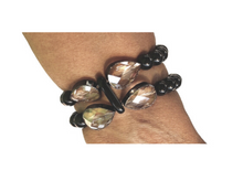 Load image into Gallery viewer, Black Onyx and Tear Drops Watch Band for Apple Watch