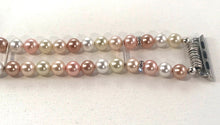 Load image into Gallery viewer, Floral and White Shell Pearls Watch Band for Apple Watch