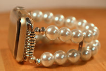 Load image into Gallery viewer, Watch Band for Apple Watch, White Pearls
