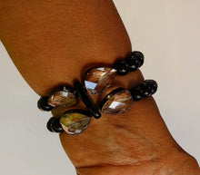 Load image into Gallery viewer, Black Onyx and Tear Drops Watch Band for Apple Watch