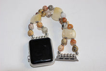 Load image into Gallery viewer, Watch Band for Apple Watch, Crazy Agate and Yellow Agate