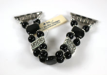 Load image into Gallery viewer, Black Onyx and Obsidian Watch band for Apple Watch