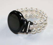 Load image into Gallery viewer, Watch Band for Samsung Watch, White Pearl Watch Bracelet
