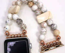 Load image into Gallery viewer, White Magnesite Bracelet Watch Band for Apple Watch