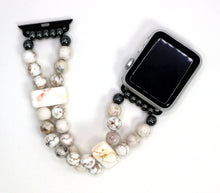 Load image into Gallery viewer, White Magnesite Bracelet Watch Band for Apple Watch