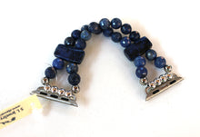 Load image into Gallery viewer, Dumortierite Gemstone Bracelet Watch Band for Apple Watch