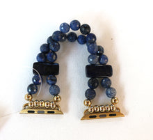 Load image into Gallery viewer, Dumortierite Gemstone Bracelet Watch Band for Apple Watch
