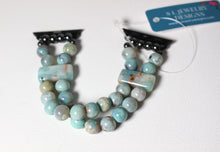 Load image into Gallery viewer, Enameled Agate & Amazonite Bracelet Watch Band for Apple Watch