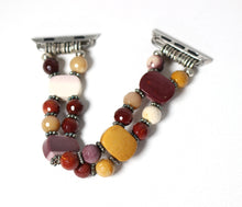 Load image into Gallery viewer, Mookaite Jasper Watch Band for Apple Watch