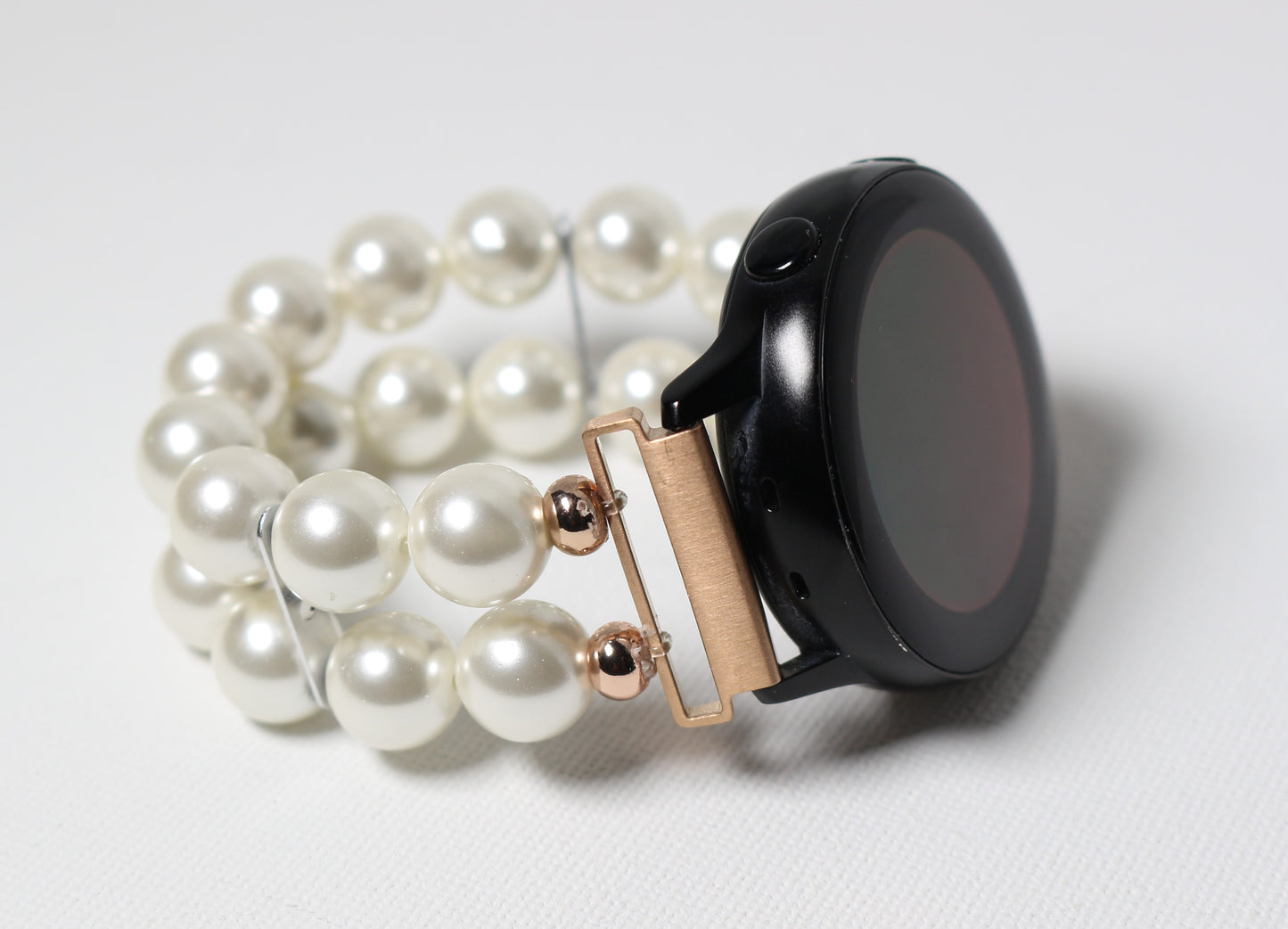 White Pearl Watch Bracelet Watch Band for Samsung Watch