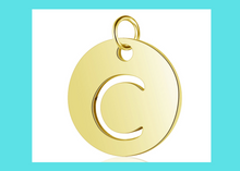 Load image into Gallery viewer, Charm - Initial - C