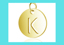 Load image into Gallery viewer, Charm - Initial - K