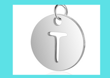 Load image into Gallery viewer, Charm - Initial - T