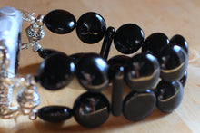 Load image into Gallery viewer, Watch Band for Apple Watch, Black Onyx Circles Bracelet