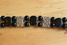 Load image into Gallery viewer, Black Onyx and Obsidian Watch band for Apple Watch