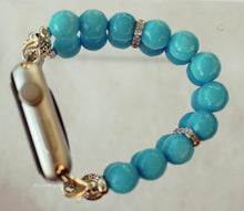 Load image into Gallery viewer, Watch Band Aquamarine Jade