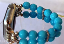 Load image into Gallery viewer, Watch Band Aquamarine Jade