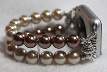 Load image into Gallery viewer, Watch Band for Apple Watch, Brown and Beige Pearl