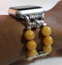 Load image into Gallery viewer, Watch Band for Apple Watch Natural Yellow Jade