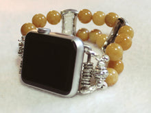 Load image into Gallery viewer, Watch Band for Apple Watch Natural Yellow Jade