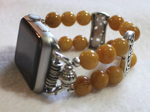 Load image into Gallery viewer, Watch Band for Apple Watch Natural Yellow Jade