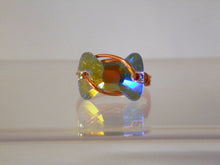 Load image into Gallery viewer, Bow Tie Crystal Copper Ring, Copper Ring, Crystal Ring