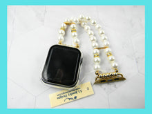 Load image into Gallery viewer, Watch Band for Apple Watch, Off White Pearl Apple Watch Bracelet
