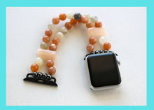 Load image into Gallery viewer, Moonstone and Aventurine Bracelet Watch Band for Apple Watch
