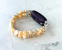 Load image into Gallery viewer, Golden Mother of Pearl Watch Band for FitBit Inspire 3
