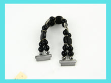 Load image into Gallery viewer, Black Onyx and Obsidian Watch band for Samsung Watch
