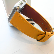 Load image into Gallery viewer, Leather Watch Bands Made for with Apple Watch - Solid Color Bands
