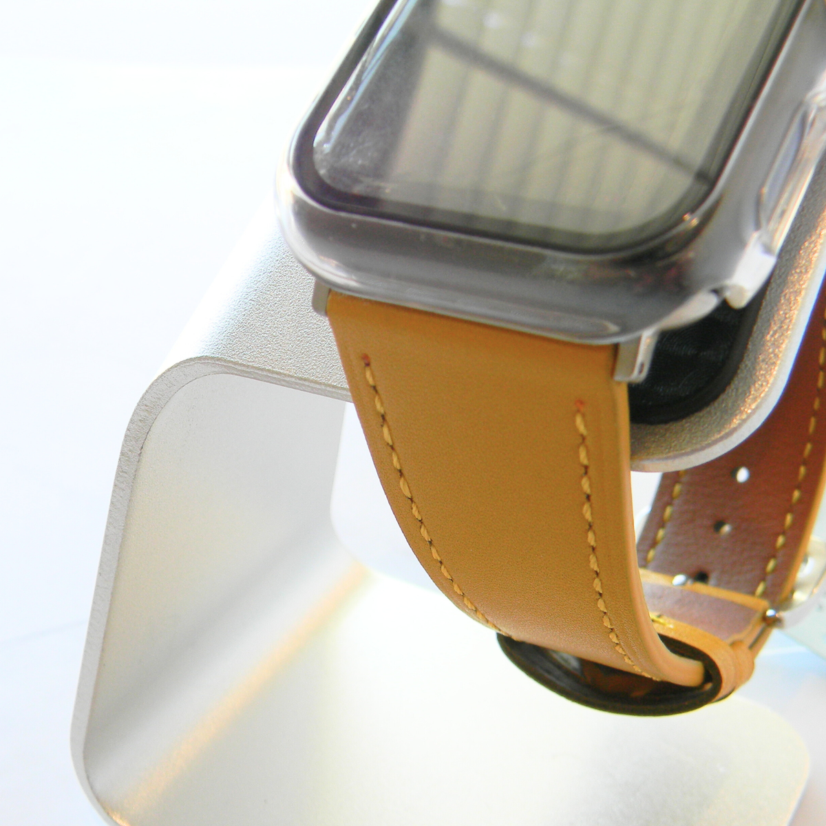 Leather Watch Bands Made for with Apple Watch - Solid Color Bands