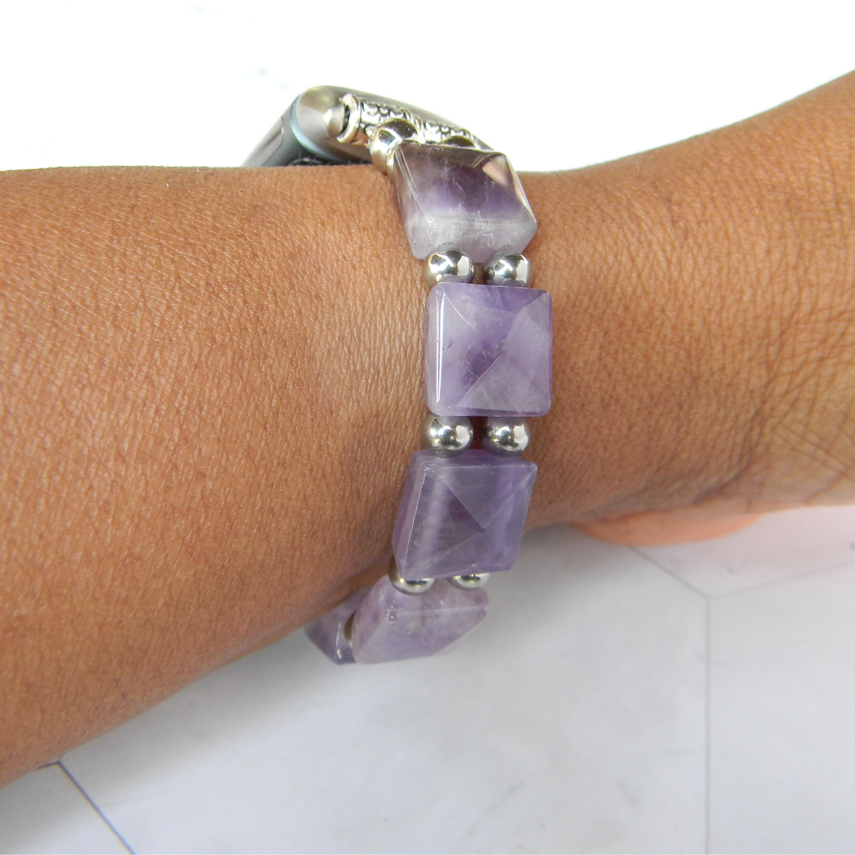 Amethyst Smartwatch Band for Fitbit Charge 5 Charge 6