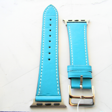 Load image into Gallery viewer, Leather Watch Bands Made for with Apple Watch - Solid Color Bands

