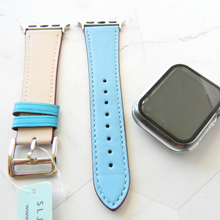 Load image into Gallery viewer, Leather Watch Bands Made for Apple Watch - Two Tone Bands
