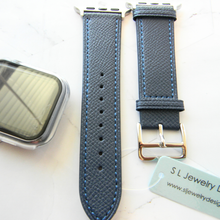 Load image into Gallery viewer, Leather Watch Bands Made for with Apple Watch - Solid Color Bands
