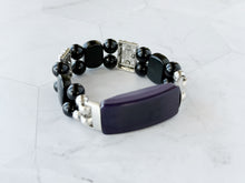 Load image into Gallery viewer, Black Onyx Watch Band for FitBit Inspire 3
